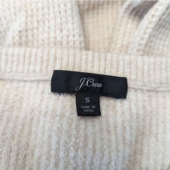 J. Crew Merino Wool Alpaca Sweater S Quiet Luxury Normcore Coastal Grandma - Picture 2 of 8